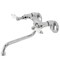 Kingston Brass KS515C Two-Handle Wall Mount Bathroom Faucet, Polished Chrome KS515C - alternate 1